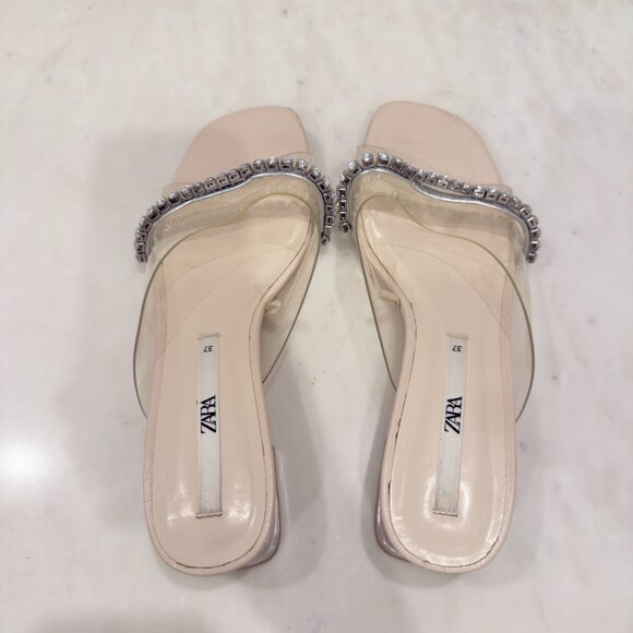 HEELED VINYL SANDALS - Picture 5 of 6